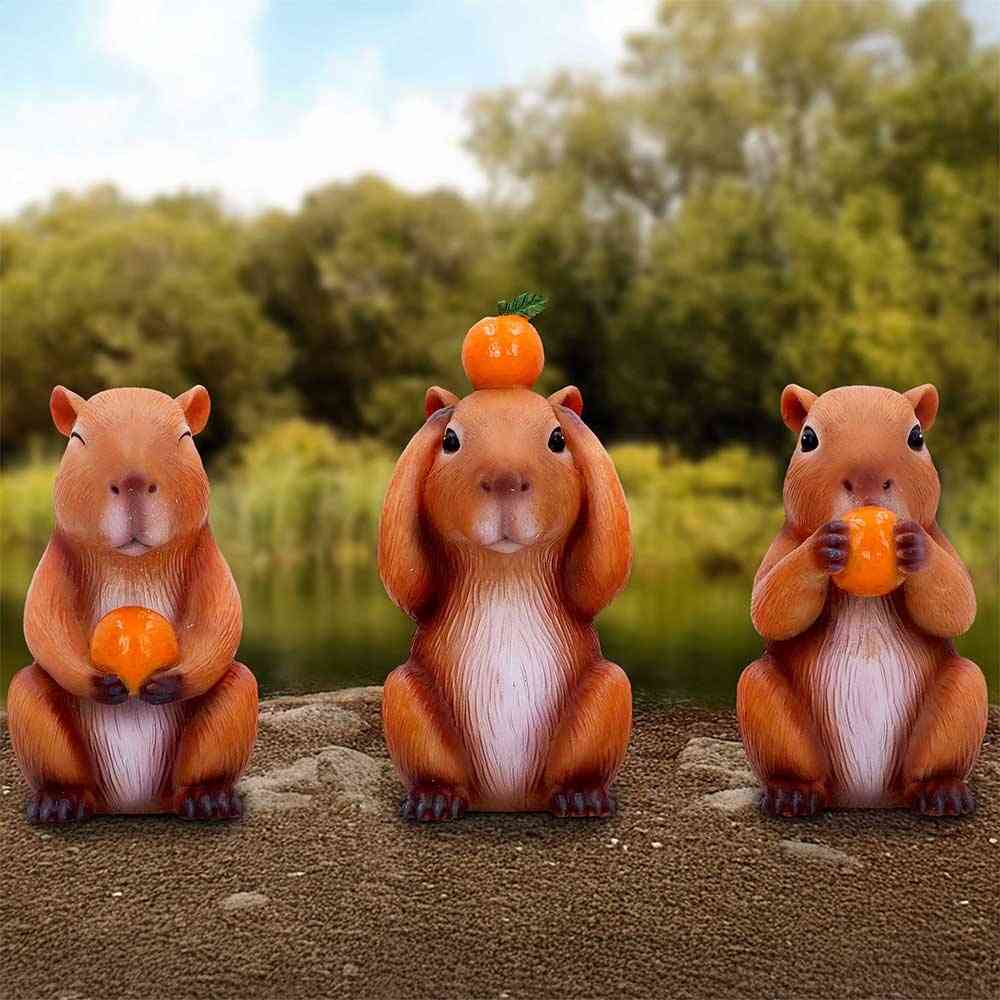 Nemesis Now - Three Wise Capybaras Beeldjes/figuren - Multicolours